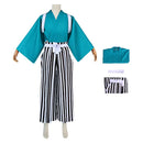 Cosplay Costume Usopp Wano Arc Kimono Fullset Green Men Halloween Carnival Party Outfits