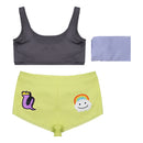 Cosplay Costume Uta OP Heroines Tunic Top Pants Casual Grey Women Halloween Carnival Party Outfits