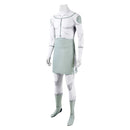 Cosplay Costume Viltrumite Soldier Invincible Season 4 Printed Jumpsuit Deluxy White Women Halloween Carnival Party Outfits
