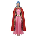 Cosplay Costume Vivi Nefertari Season 2 Cloak Dress Red Women Halloween Carnival Party Outfits