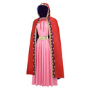 Cosplay Costume Vivi Nefertari Season 2 Cloak Dress Red Women Halloween Carnival Party Outfits