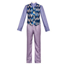 Cosplay Costume Willy Wonka Coat Suit Set Red Men Halloween Carnival Party Outfits