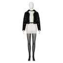 Cosplay Costume Yamada Smoking Behind the Supermarket with You Fullset Black Women Halloween Carnival Party Outfits