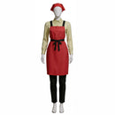 Cosplay Costume Yamada Smoking Behind the Supermarket with You Work Uniform Set Red Women Halloween Carnival Party Outfits