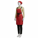 Cosplay Costume Yamada Smoking Behind the Supermarket with You Work Uniform Set Red Women Halloween Carnival Party Outfits