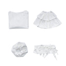 Cosplay Costume Youny Sua Alien Stage Dress White Women Halloween Carnival Party Outfits