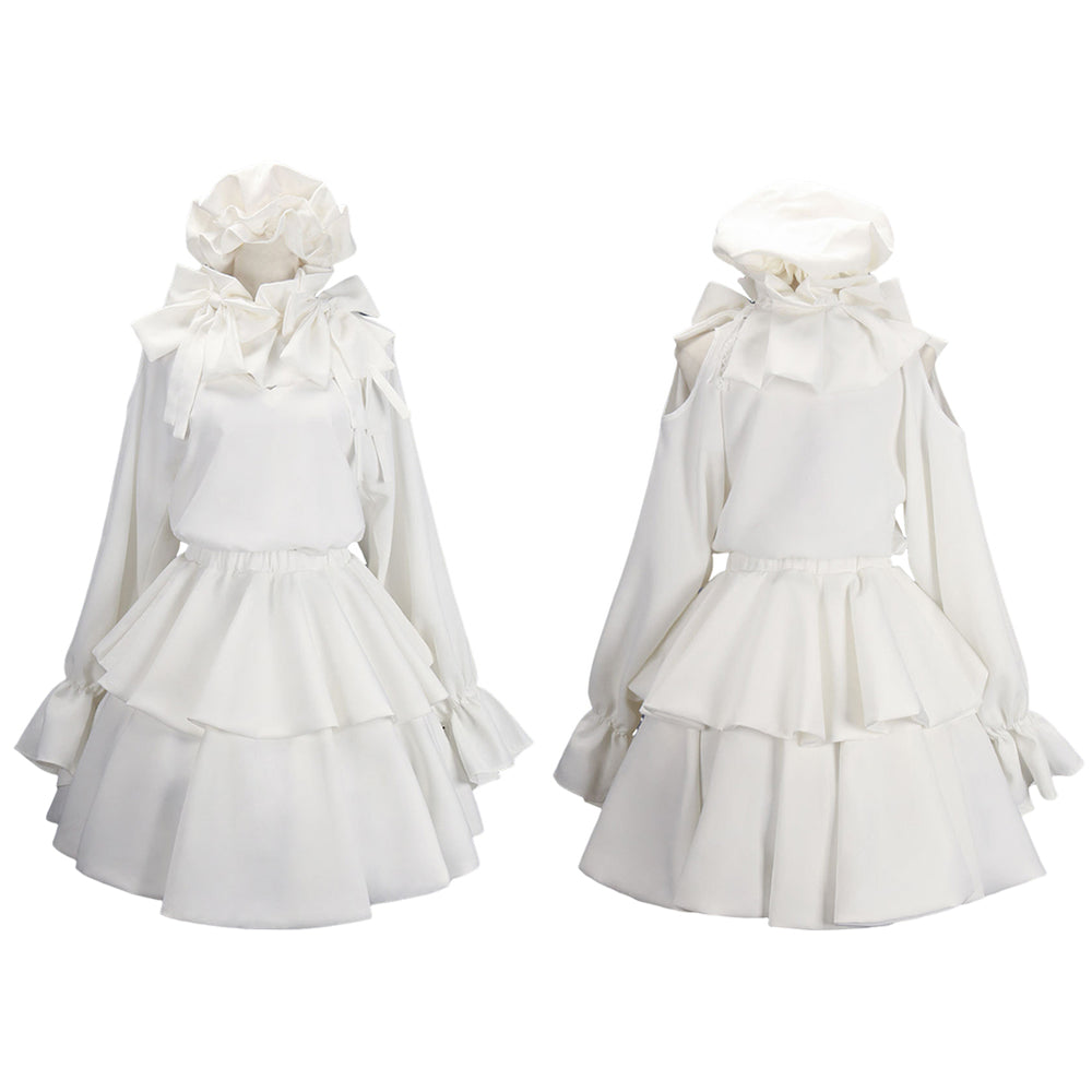 Cosplay Costume Young Sua Alien Stage Dress White Women Halloween Carnival Party Outfits