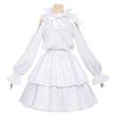 Cosplay Costume Youny Sua Alien Stage Fullset Dress Ver 2 White Women Halloween Carnival Party Outfits