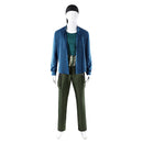 Cosplay Costume Zorro Season 2 Coat Shirt Pants Set Blue Men Halloween Carnival Party Outfits