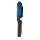 Cosplay Costume Zorro Season 2 Coat Shirt Pants Set Blue Men Halloween Carnival Party Outfits