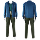 Cosplay Costume Zorro Season 2 Coat Shirt Pants Set Blue Men Halloween Carnival Party Outfits
