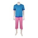 Cosplay Costume Zorro Season 2 Top Pants Blue Men Halloween Carnival Party Outfits