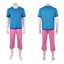 Cosplay Costume Zorro Season 2 Top Pants Blue Men Halloween Carnival Party Outfits