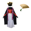 Cossky Costumes Costume + Fan / S Douma Infinity Castle Outfits Fan Wig Full Set Costume Cosplay