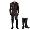 Cossky Costumes Costume+Shoes / Male S / EUR 40 US 7.5 Anakin Skywalker Outfits Halloween Carnival Suit Cosplay Costume
