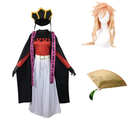 Cossky Costumes Costume + Wig + Fan / S Douma Infinity Castle Outfits Fan Wig Full Set Costume Cosplay