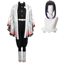 Cossky Costumes Costume + Wig / S Kochou Shinobu Infinity Castle Movie Cosplay Costume