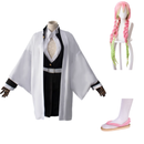 Cossky Costumes Costume+Wig+Shoes / S Kanroji Mitsuri Uniform Outfits Halloween Carnival Suit Cosplay Costume