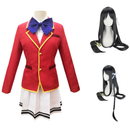 Cossky Costumes Costume+Wig (Suzune Horikita) / S Classroom of the Elite Horikita Suzune Karuizawa Kei School Uniform Cosplay Costume
