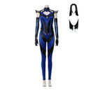 Cossky Costumes Female / Costume + Wig / XS Mortal Kombat 11 Kitana Outfit Halloween Carnival Suit Cospaly Costume