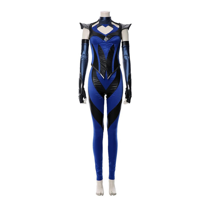 Cossky Costumes Female / Costume / XS Mortal Kombat 11 Kitana Outfit Halloween Carnival Suit Cospaly Costume