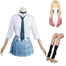 Cossky Costumes Female / XS / Costume+Wig My Dress-Up Darling Marin Kitagawa Uniform Halloween Carnival Cosplay Costume