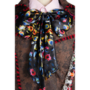 Cossky Costumes Johnny Depp Jacket Pants Tie 6 pcs Mad Hatter Outfits Cosplay Costume Halloween Suit