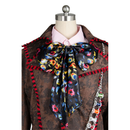 Cossky Costumes Johnny Depp Jacket Pants Tie 6 pcs Mad Hatter Outfits Cosplay Costume Halloween Suit