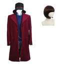 Cossky Costumes Male / Costume + Wig / S Charlie and the Chocolate Factory Willy Wonka Outfit Cosplay Costume