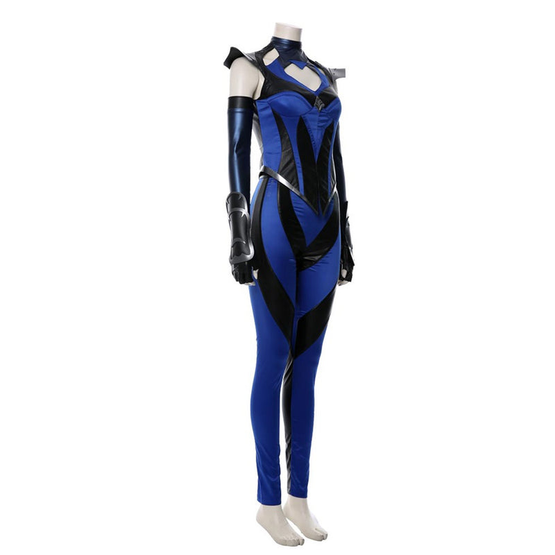 Cossky Costumes Mortal Kombat 11 Kitana Outfit Halloween Carnival Suit Cospaly Costume