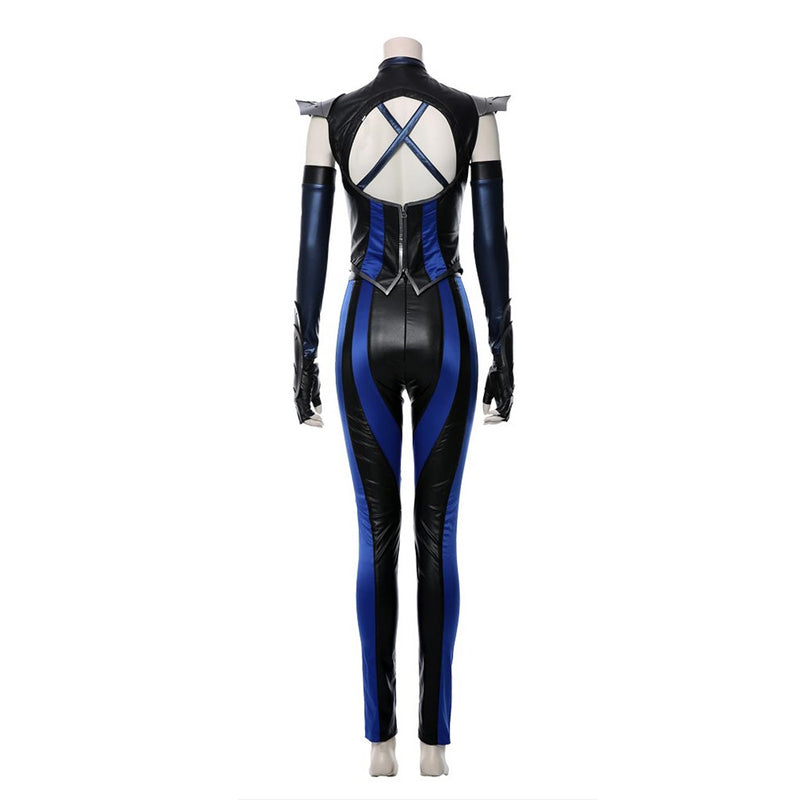 Cossky Costumes Mortal Kombat 11 Kitana Outfit Halloween Carnival Suit Cospaly Costume