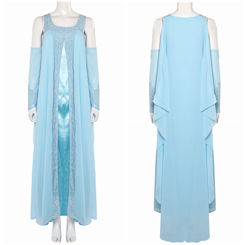 Padme Amidala Women Blue Carnival Halloween Cosplay Costume