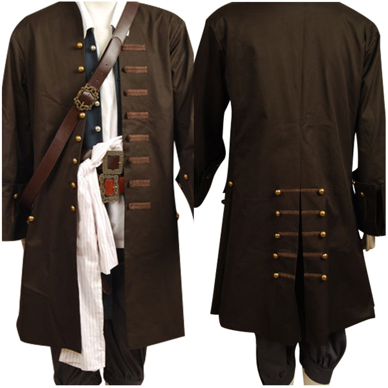 Cossky Costumes Pirates Jack Outfits Halloween Suit Cosplay Costume