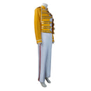 Cossky Costumes Queen Lead Vocals Freddie Mercury Yellow Jacket Cosplay Costume