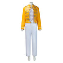 Cossky Costumes Queen Lead Vocals Freddie Mercury Yellow Jacket Cosplay Costume