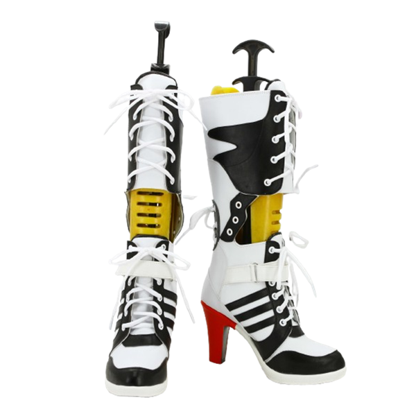 Cossky Other Suicide Squad Harley Quinn Boots High Heel Cosplay Shoes