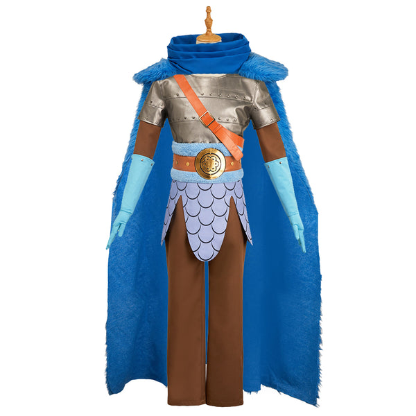 One Piece Elbaph Arc Sanji Gladiator Fullset Outfits Halloween Carnival Party Cosplay Costume