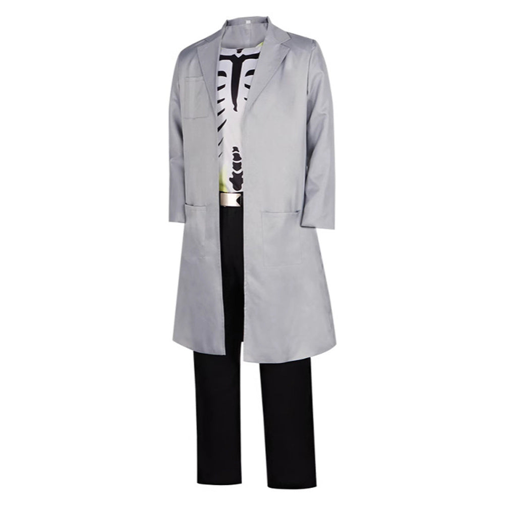 Creature Commandos 2024 Dr. Phosphorus White Outfit Carnival Halloween Cosplay Costume