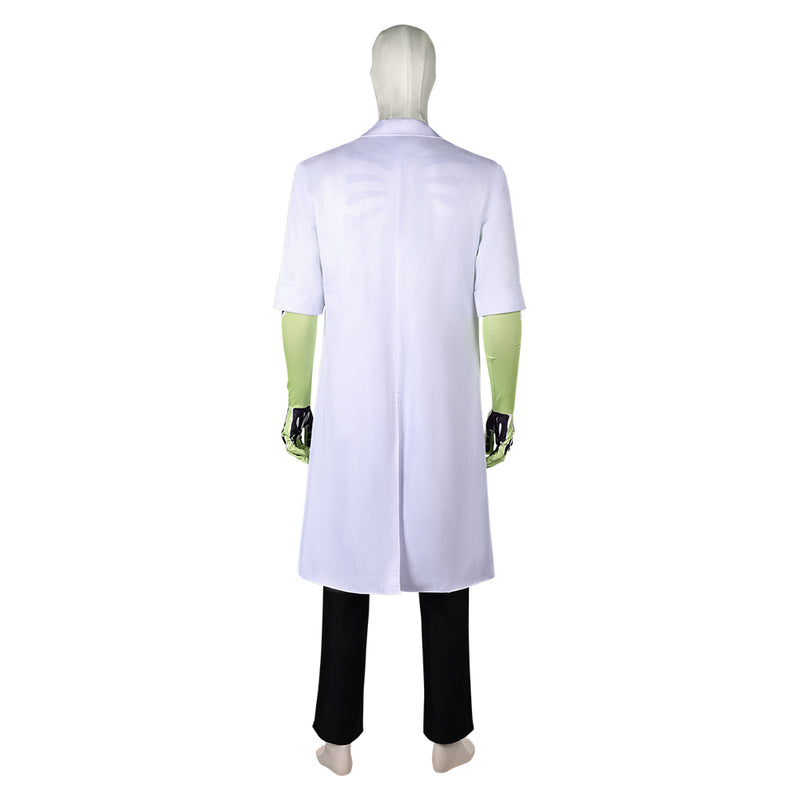 Creature Commandos 2024 Dr. Phosphorus White Outfit Carnival Halloween Cosplay Costume