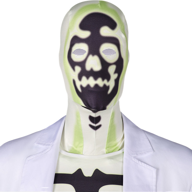 Creature Commandos 2024 Dr. Phosphorus White Outfit Carnival Halloween Cosplay Costume