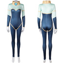 Creature Commandos 2024 Nina Mazursky Women Blue Jumpsuit Carnival Halloween Cosplay Costume