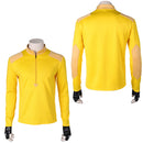 Creature Commandos 2024 Rick Flag Sr. Yellow Top Carnival Halloween Cosplay Costume
