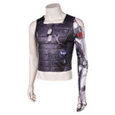 Cyberpunk 2077 Game Johnny Silverhand Black Top Party Carnival Halloween Cosplay Costume