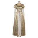 Damsel 2024 Movie Princess Elodie Women Golden Dress Party Carnival Halloween Cosplay Costume