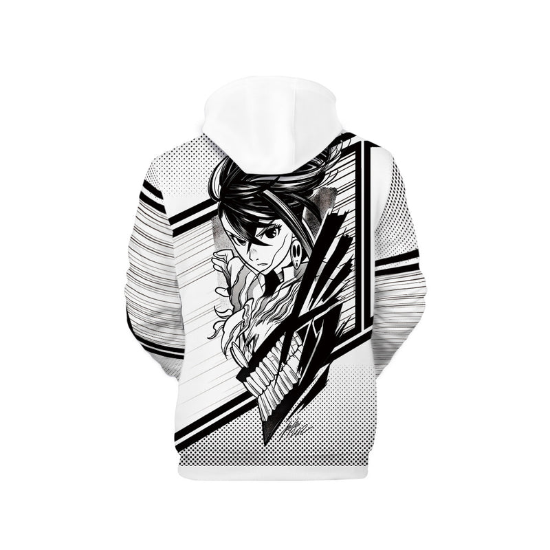 Dan da dan Ken Takakura Okarun White Hoodie Men Women Casual Streetwear Pullover