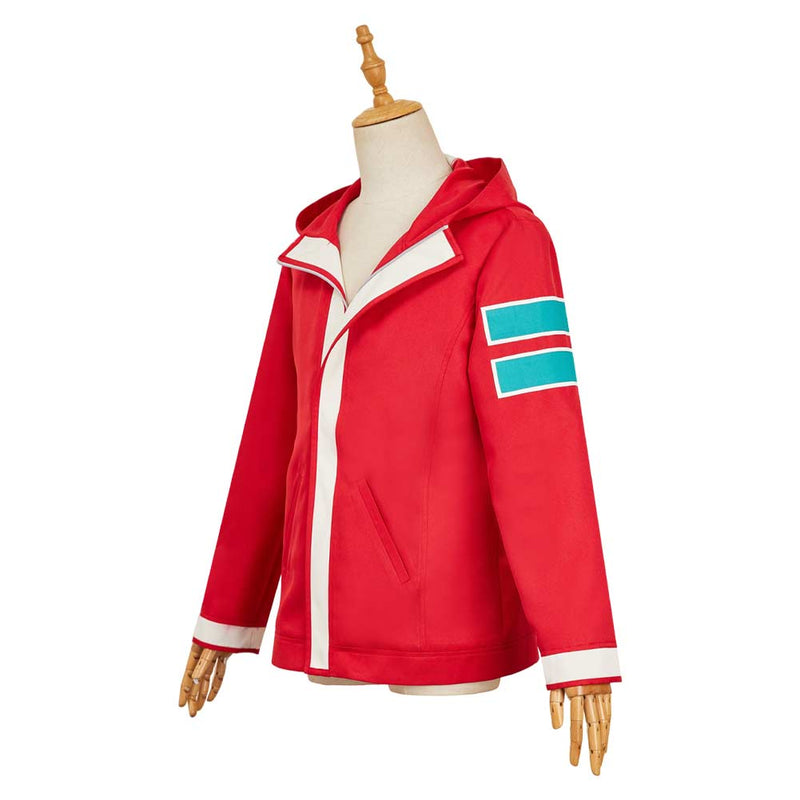 Dan da dan Momo Ayase Red Coat Carnival Halloween Cosplay Costume