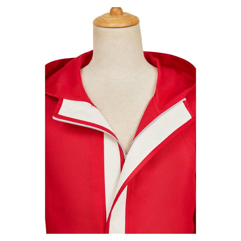 Dan da dan Momo Ayase Red Coat Carnival Halloween Cosplay Costume