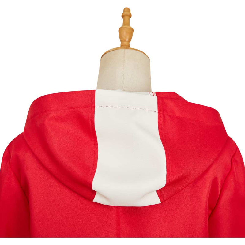 Dan da dan Momo Ayase Red Coat Carnival Halloween Cosplay Costume