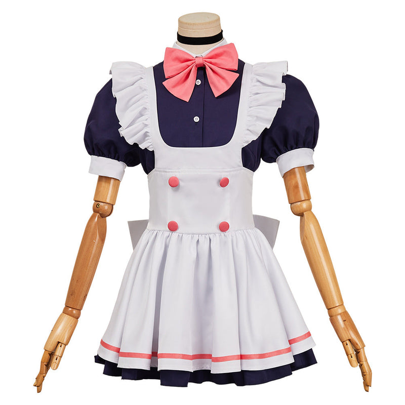Momo Robe Dan da dan Season 2 (2025) Momo Ayase Women White Maid Dress Outfit ...