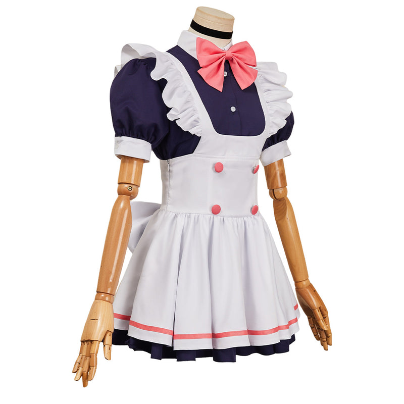 momo dress 37 inches (M)37 Momo Ayase Women White Maid
